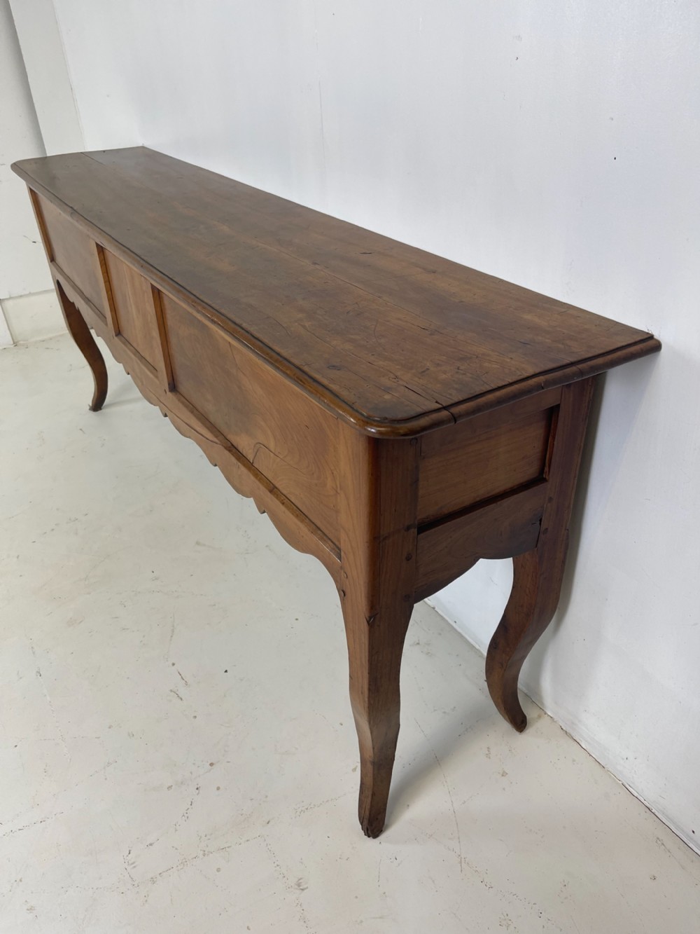 French Cherrywood Console table serving table  View III