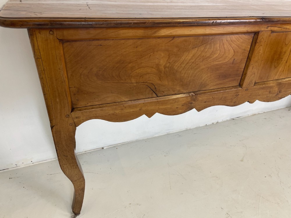 French Cherrywood Console table serving table  View V