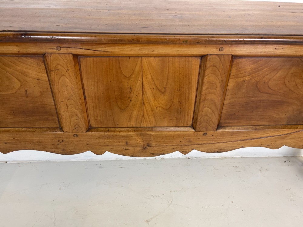 French Cherrywood Console table serving table  View VI