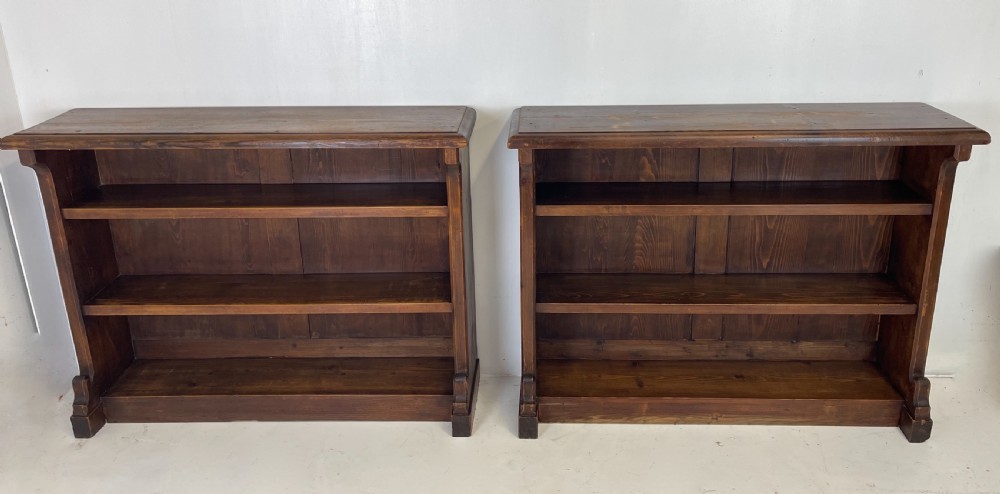 Pair of 19 th Century Pine Bookcases