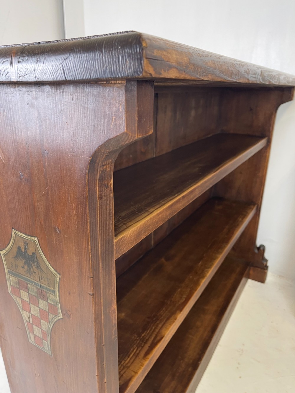 Pair of 19 th Century Pine Bookcases View XIII