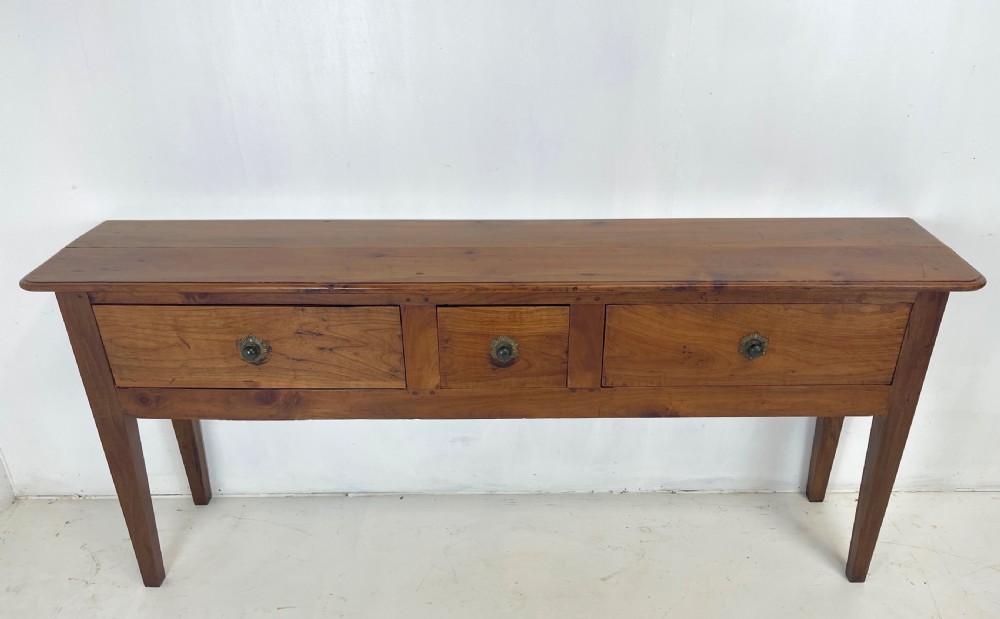 French Cherrywood Console Table