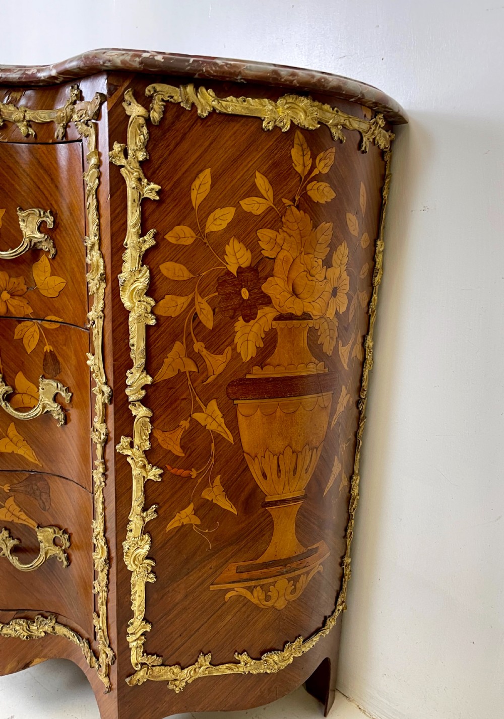 Pair of Marquetry Commodes View IV