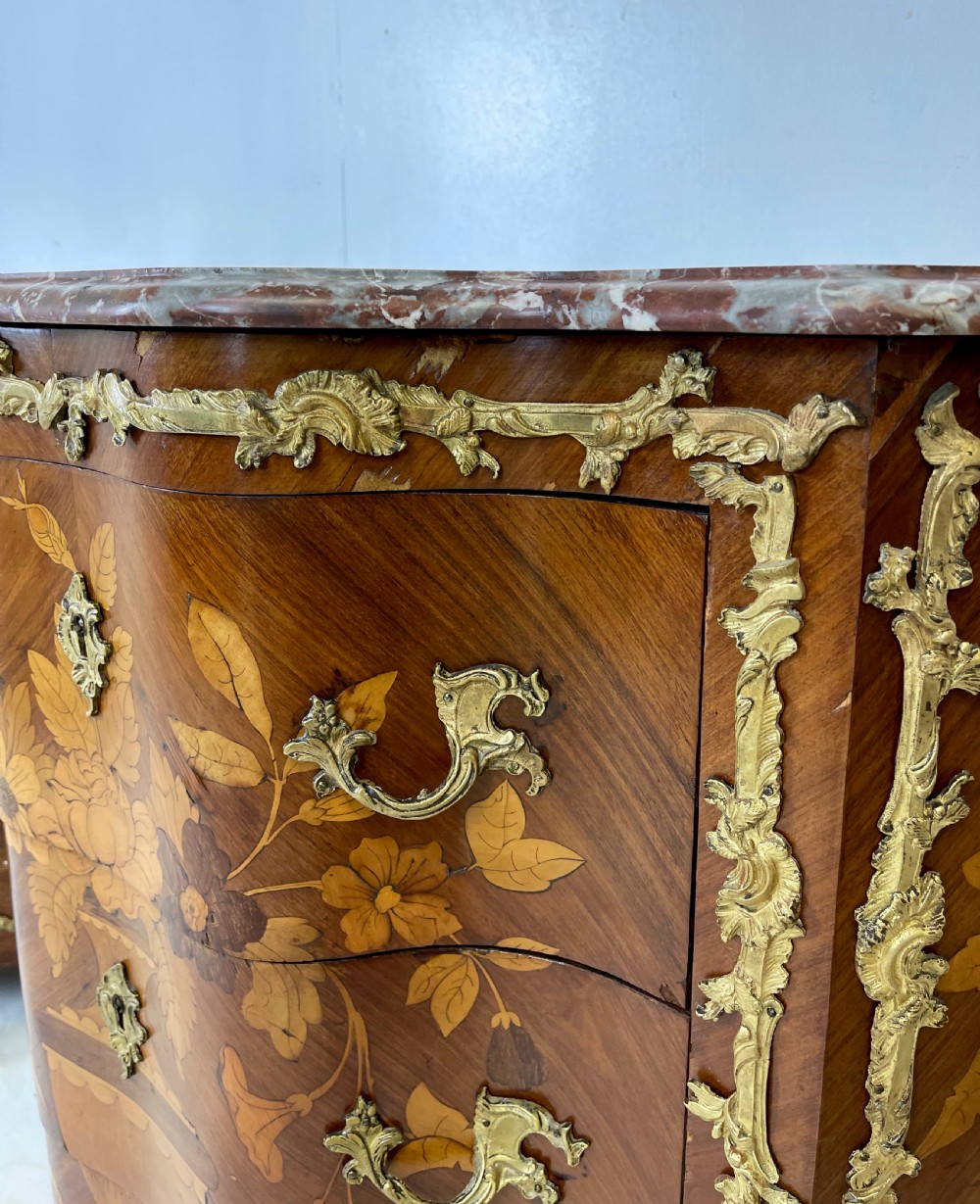 Pair of Marquetry Commodes View V