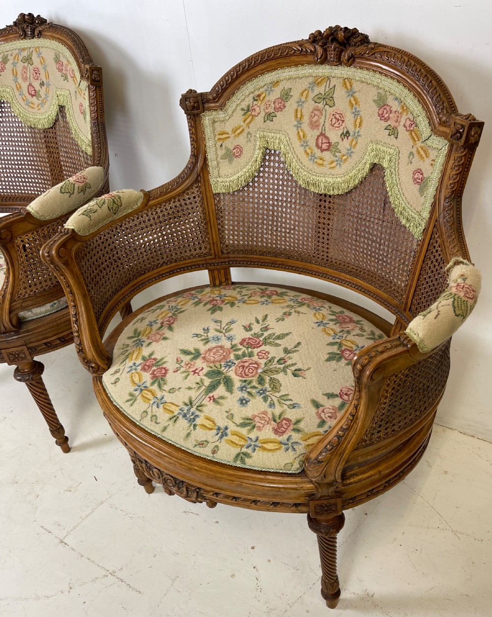 Pair of French Armchairs  View II