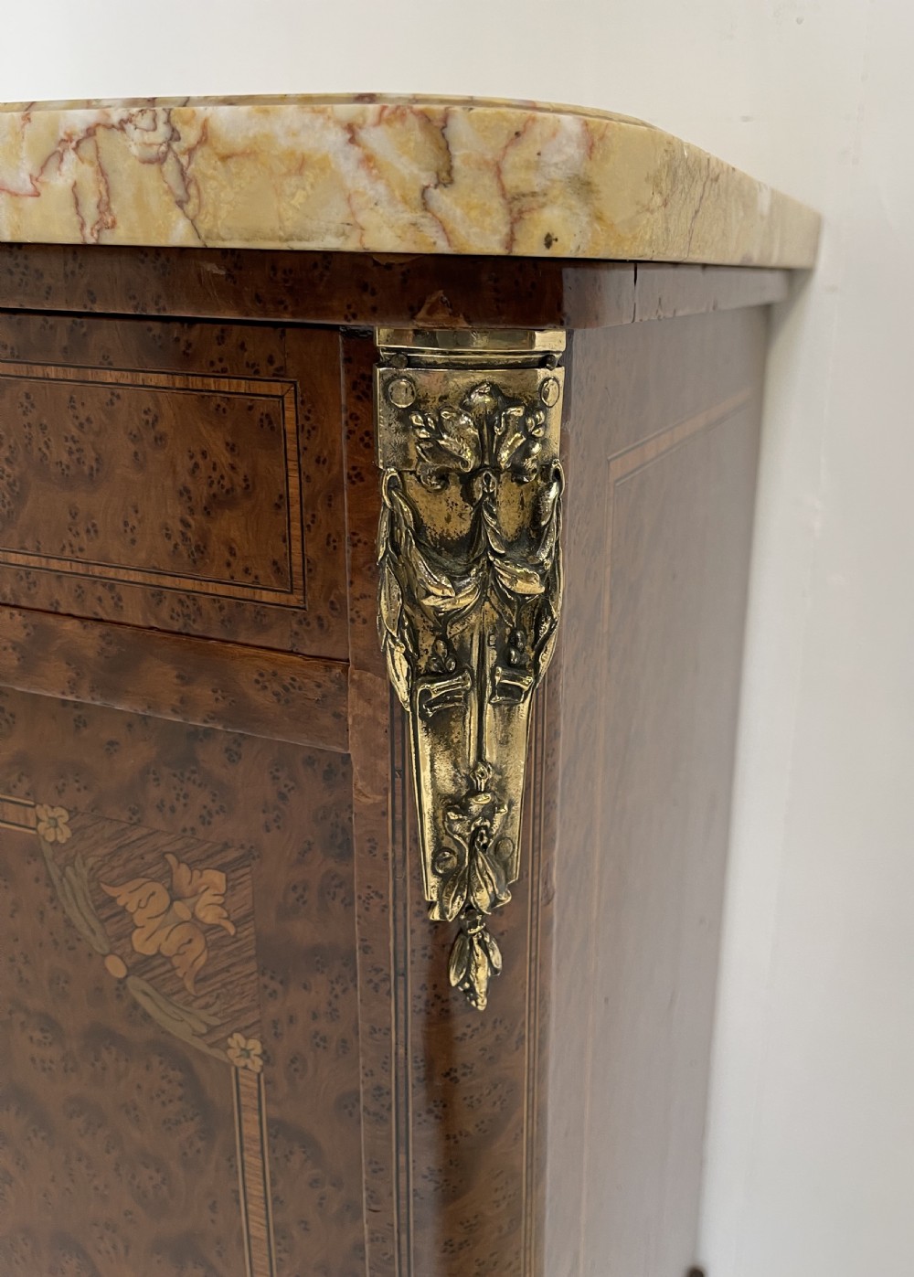 French Nightstand with Marble top View III