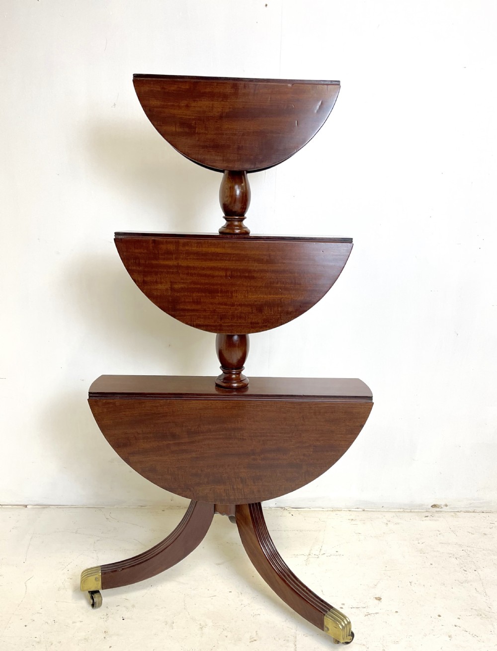 Georgian Mahogany Dumb Waiter View III