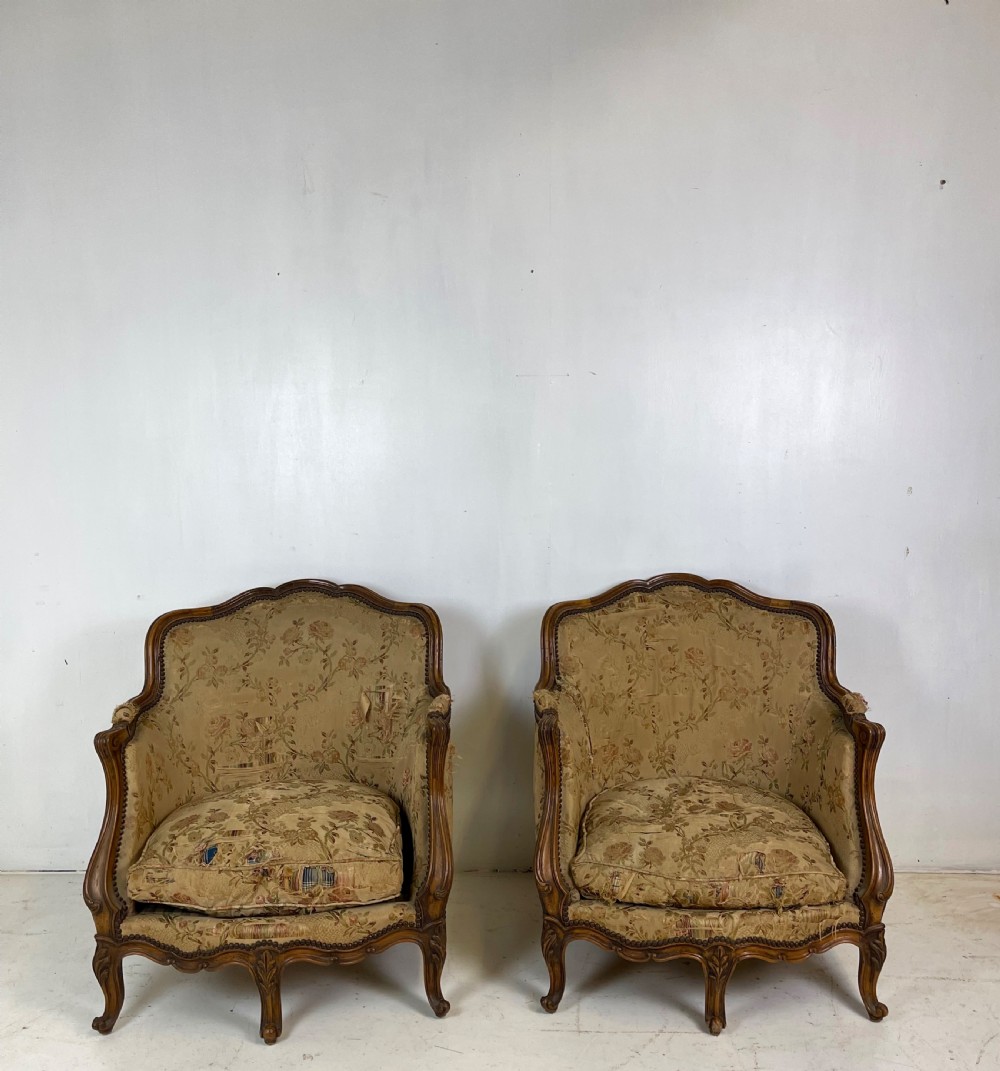 Pair of Classic French Armchairs