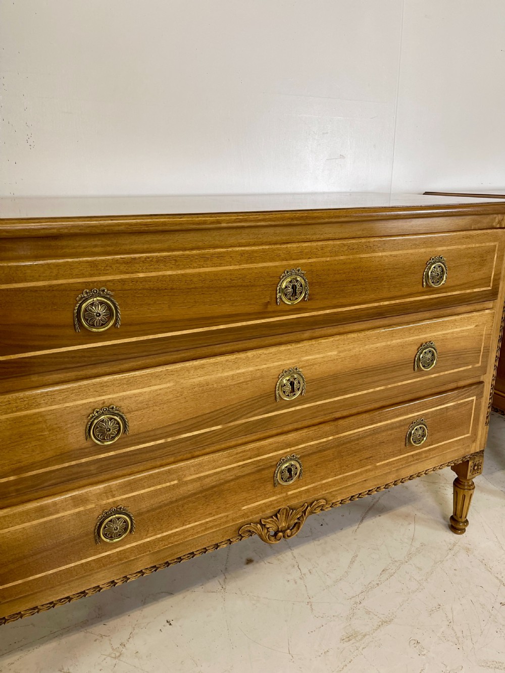 Pair of Walnut Commodes View VI