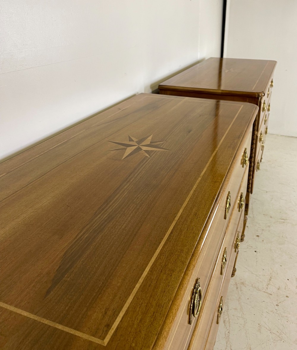 Pair of Walnut Commodes View VII