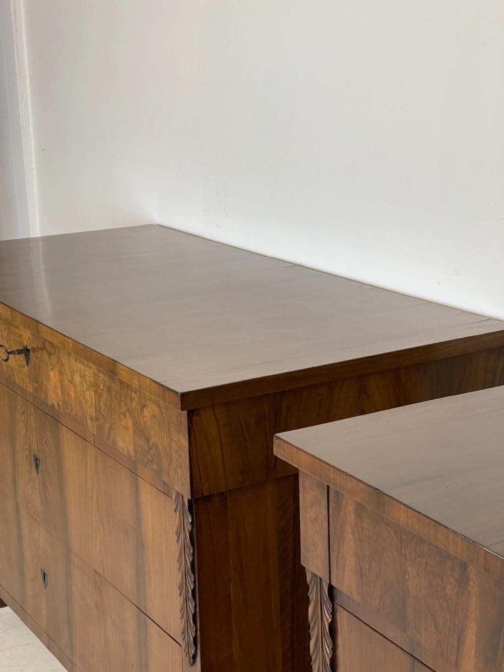 Pair of Italian Walnut Commodes View VII