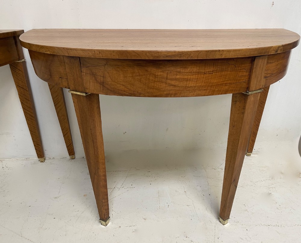 Pair Of Tables in walnut  View II