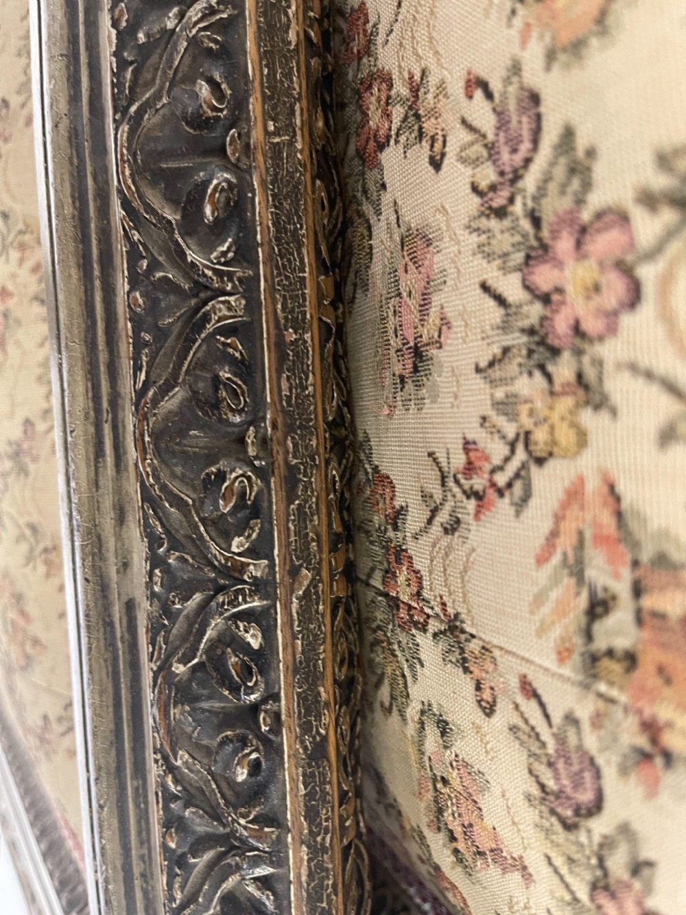 French antique painted bed  View VI