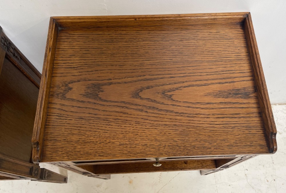 Pair French nightstands  View VI