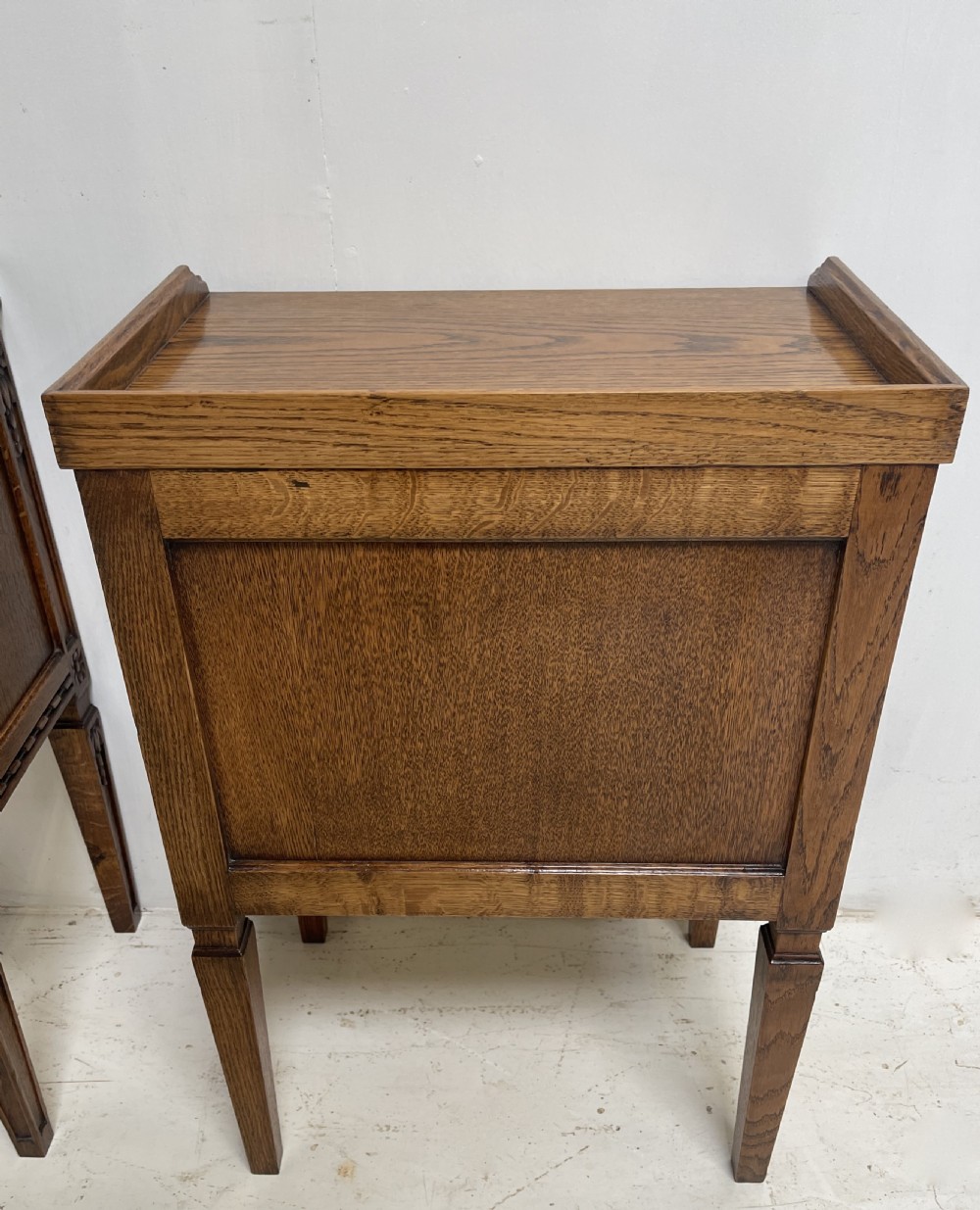 Pair French nightstands  View VII