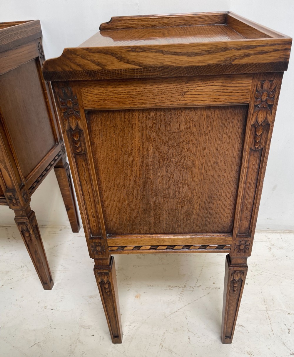 Pair French nightstands  View VIII