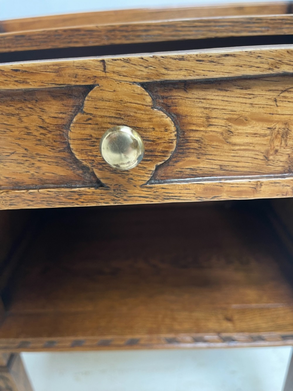 Pair French nightstands  View X