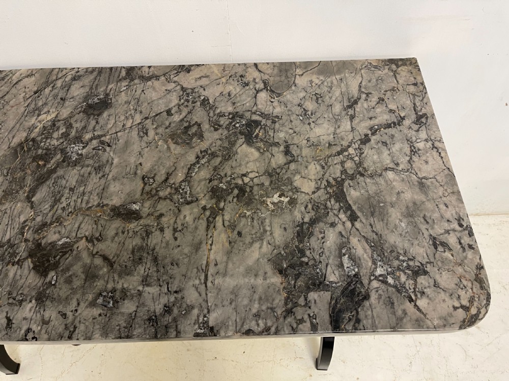 A French empire console table with marble top  View VI