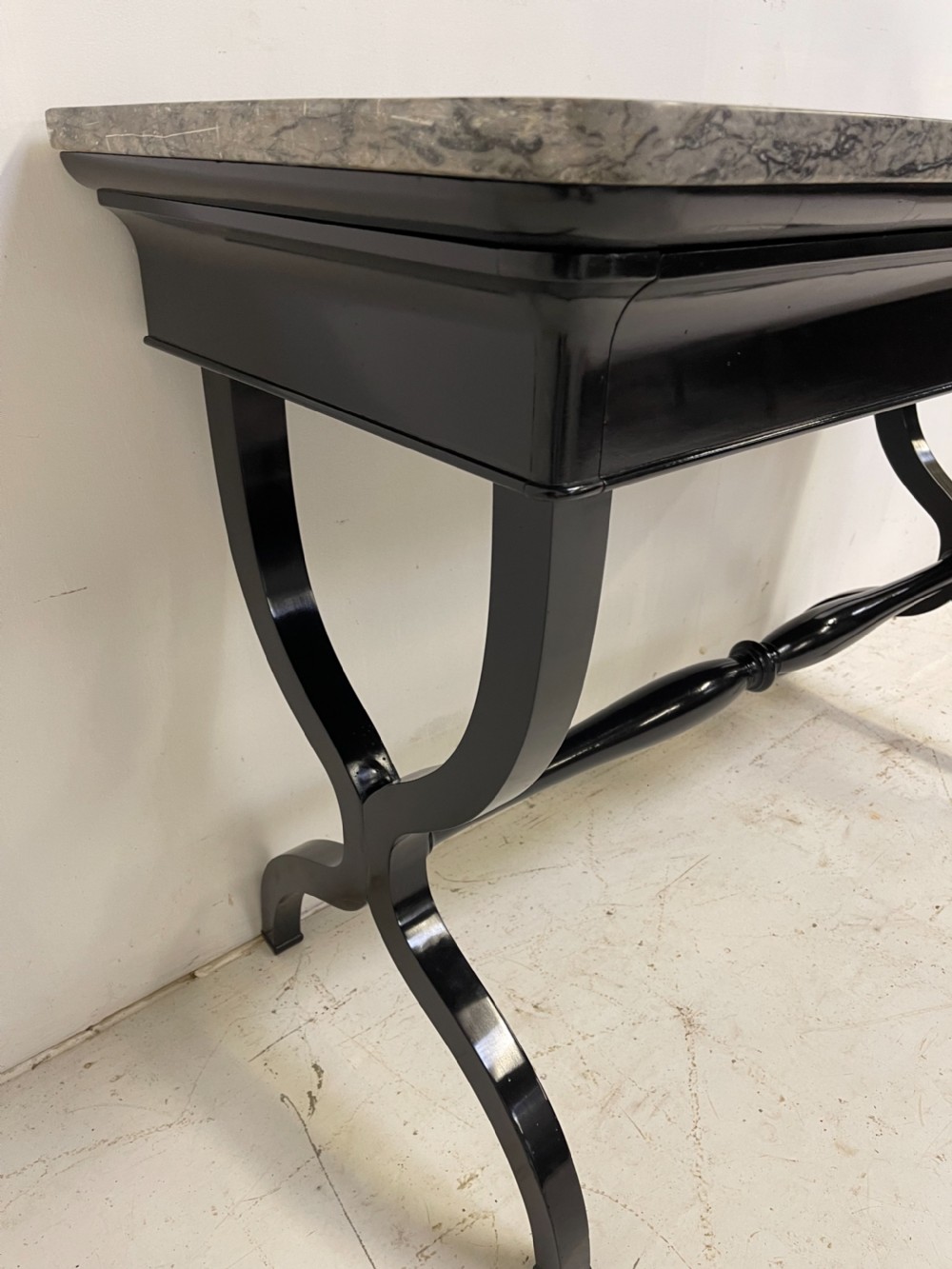 A French empire console table with marble top  View VIII