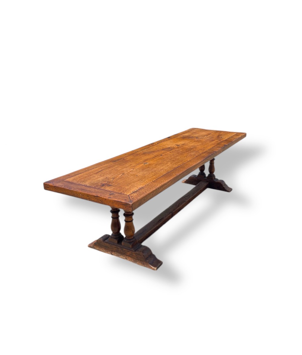 18th Century Style Oak Refectory Table View VII