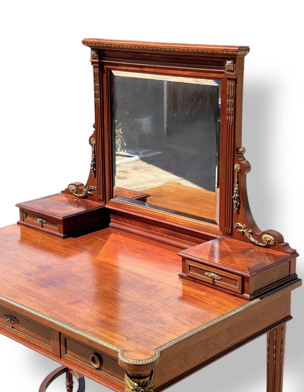 Fine Quality Mahogany Ormolu Mounted Dressing Table View IV