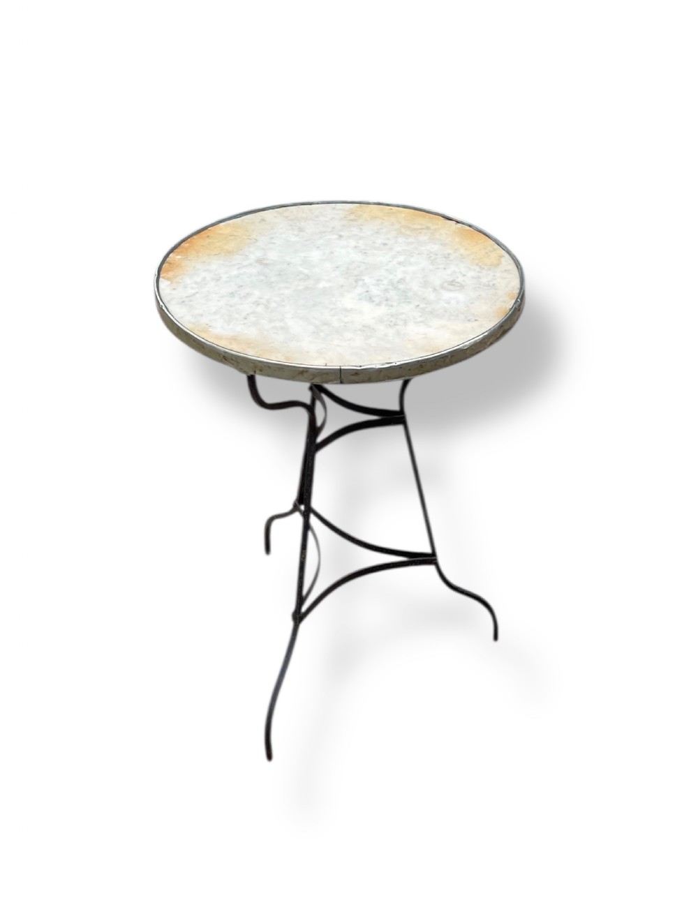 19th Century French Marble Top Bistro Table View VI