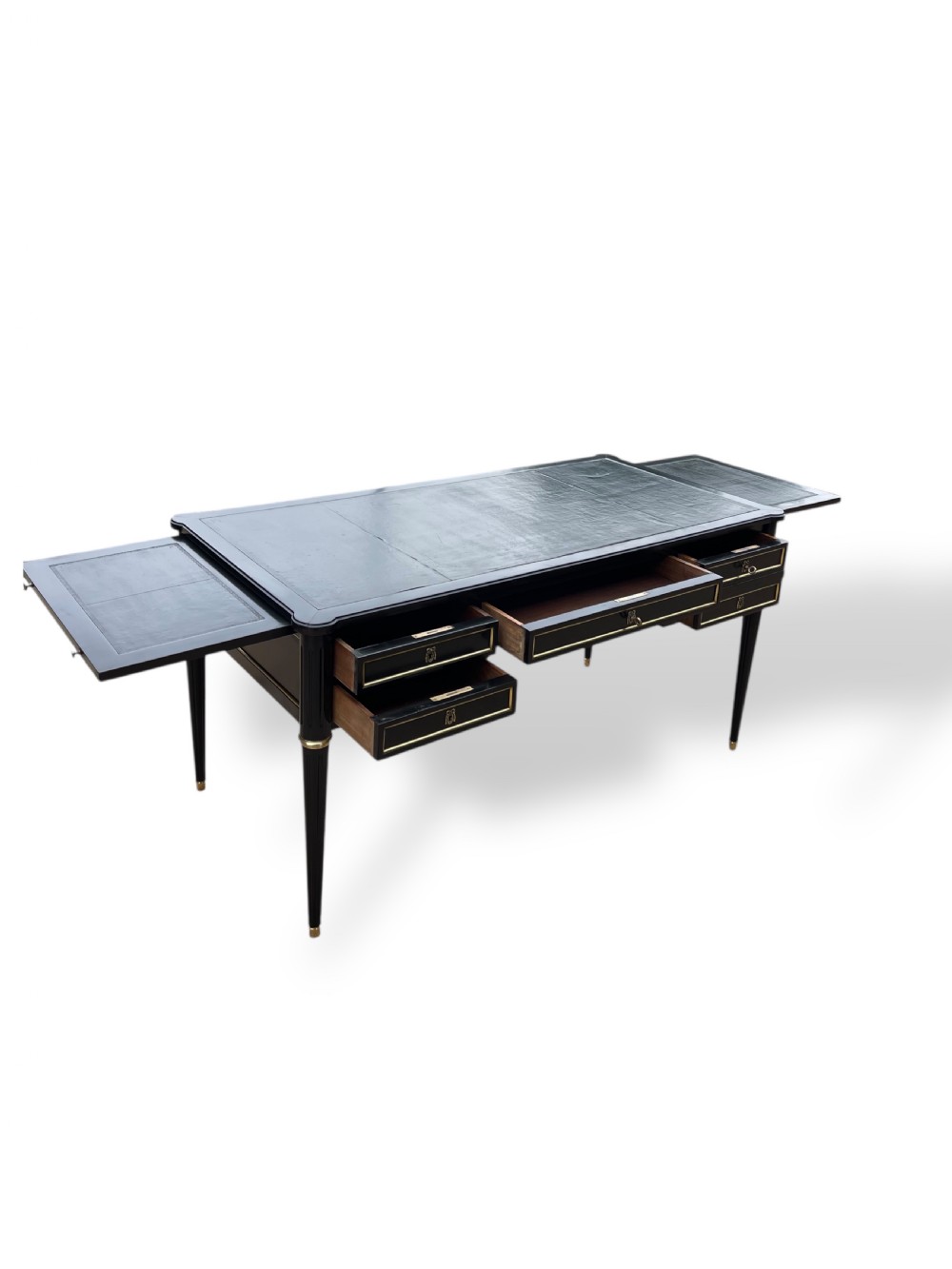 20th Century French Ebonized Writing Desk View IX