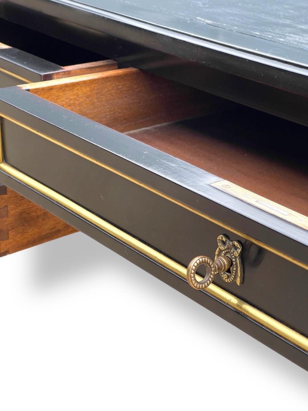 20th Century French Ebonized Writing Desk View X