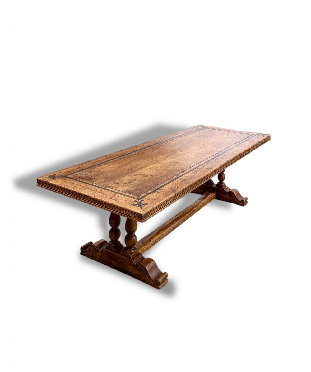 18th Century Style Walnut Refectory Table
