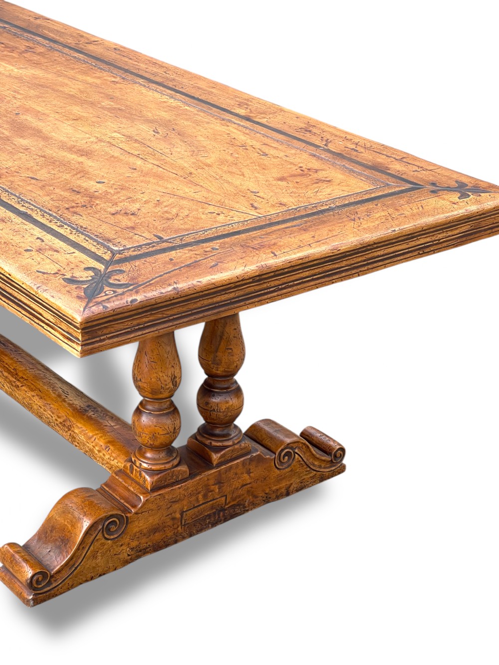 18th Century Style Walnut Refectory Table View IV