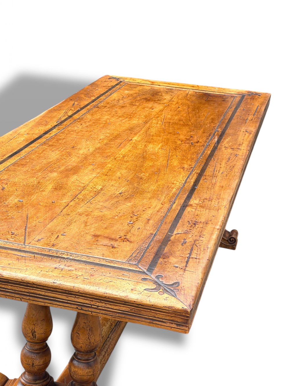 18th Century Style Walnut Refectory Table View XII