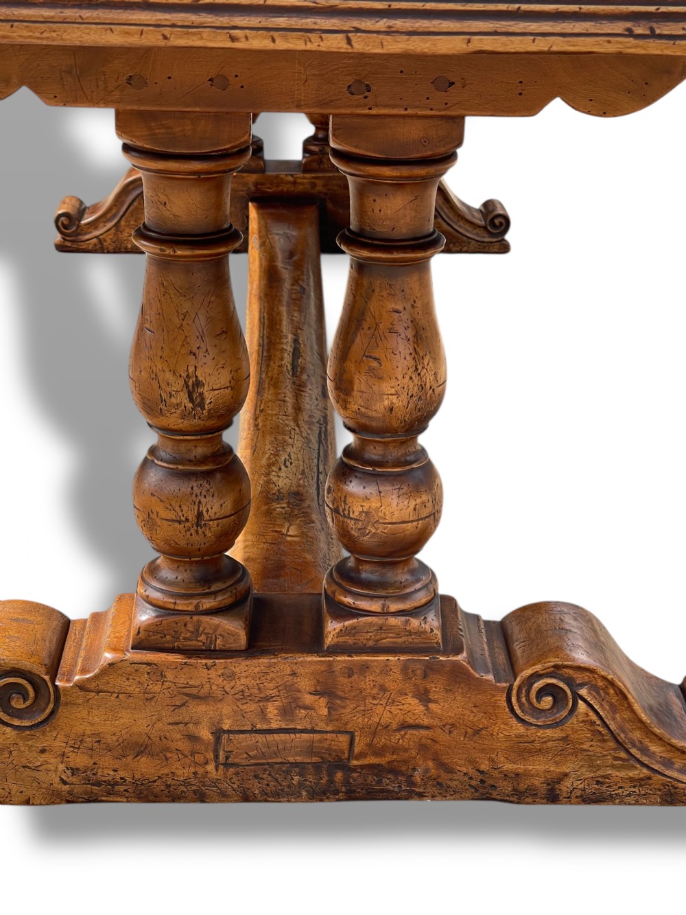 18th Century Style Walnut Refectory Table View XV
