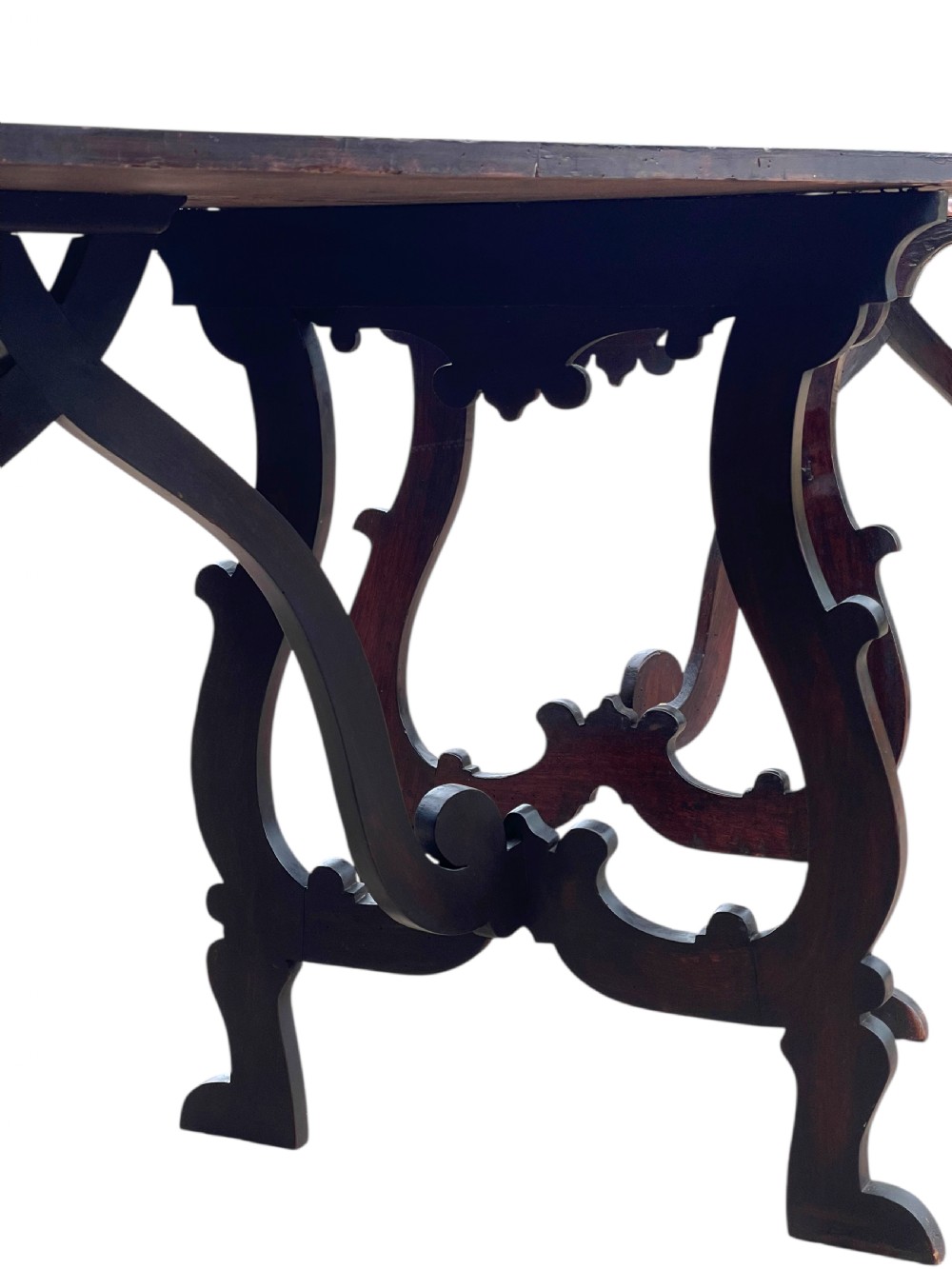 Pair of 18th Century Italian Walnut Console Tables View III