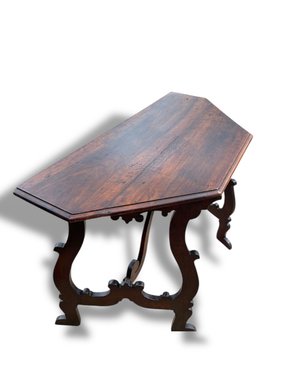 Pair of 18th Century Italian Walnut Console Tables View XII