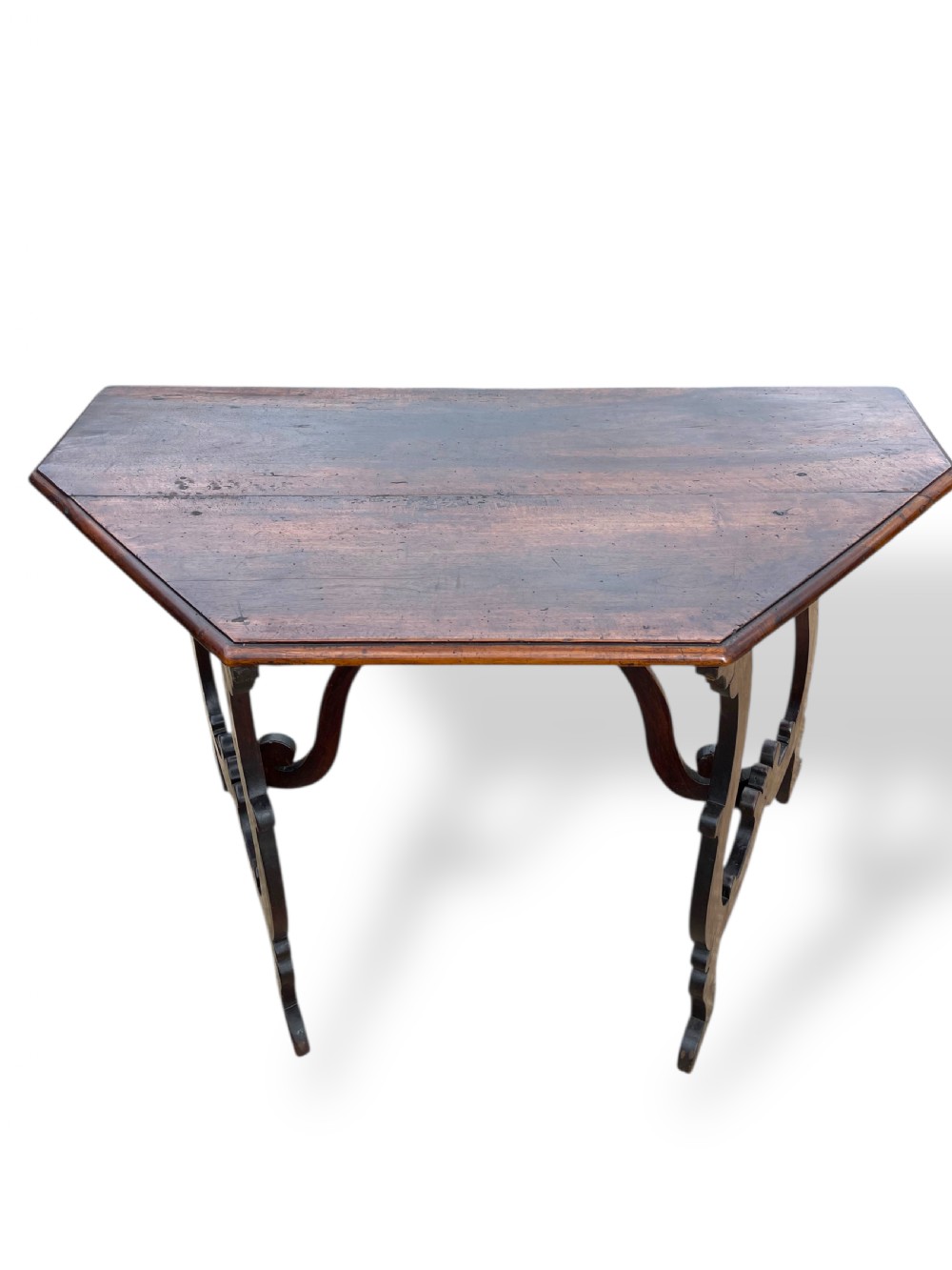 Pair of 18th Century Italian Walnut Console Tables View XV