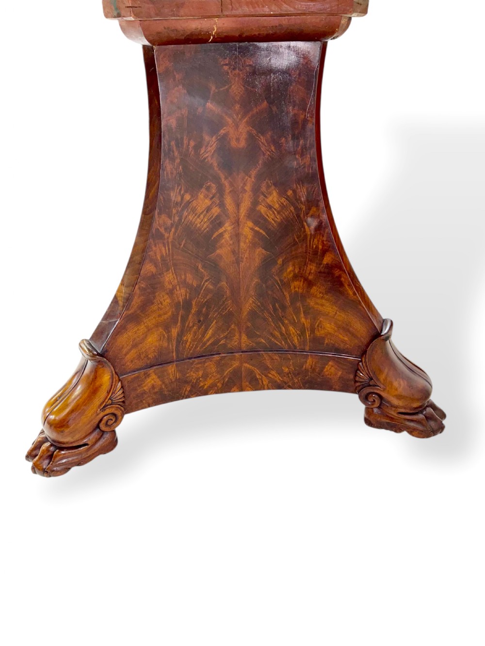 19th Century French Mahogany Tri-Form Base Gueridon View VIII