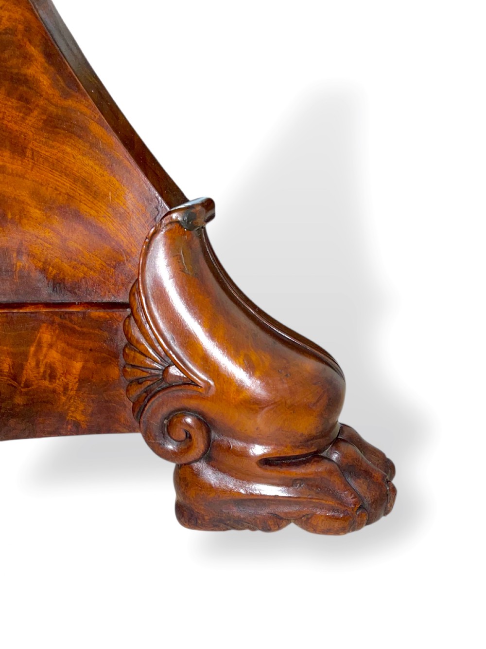19th Century French Mahogany Tri-Form Base Gueridon View IX