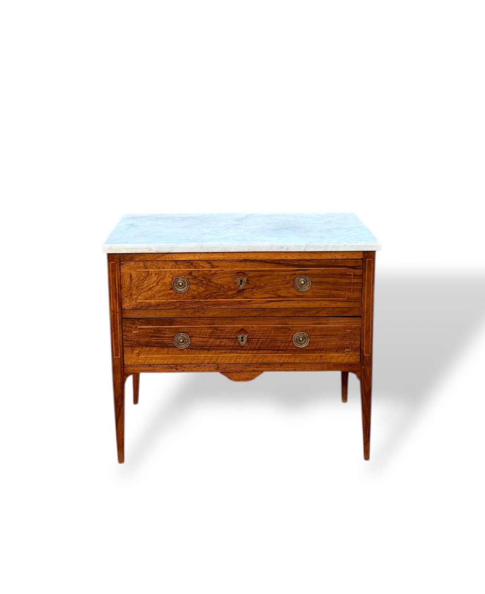 French 18th Century Marble top Commode View VI