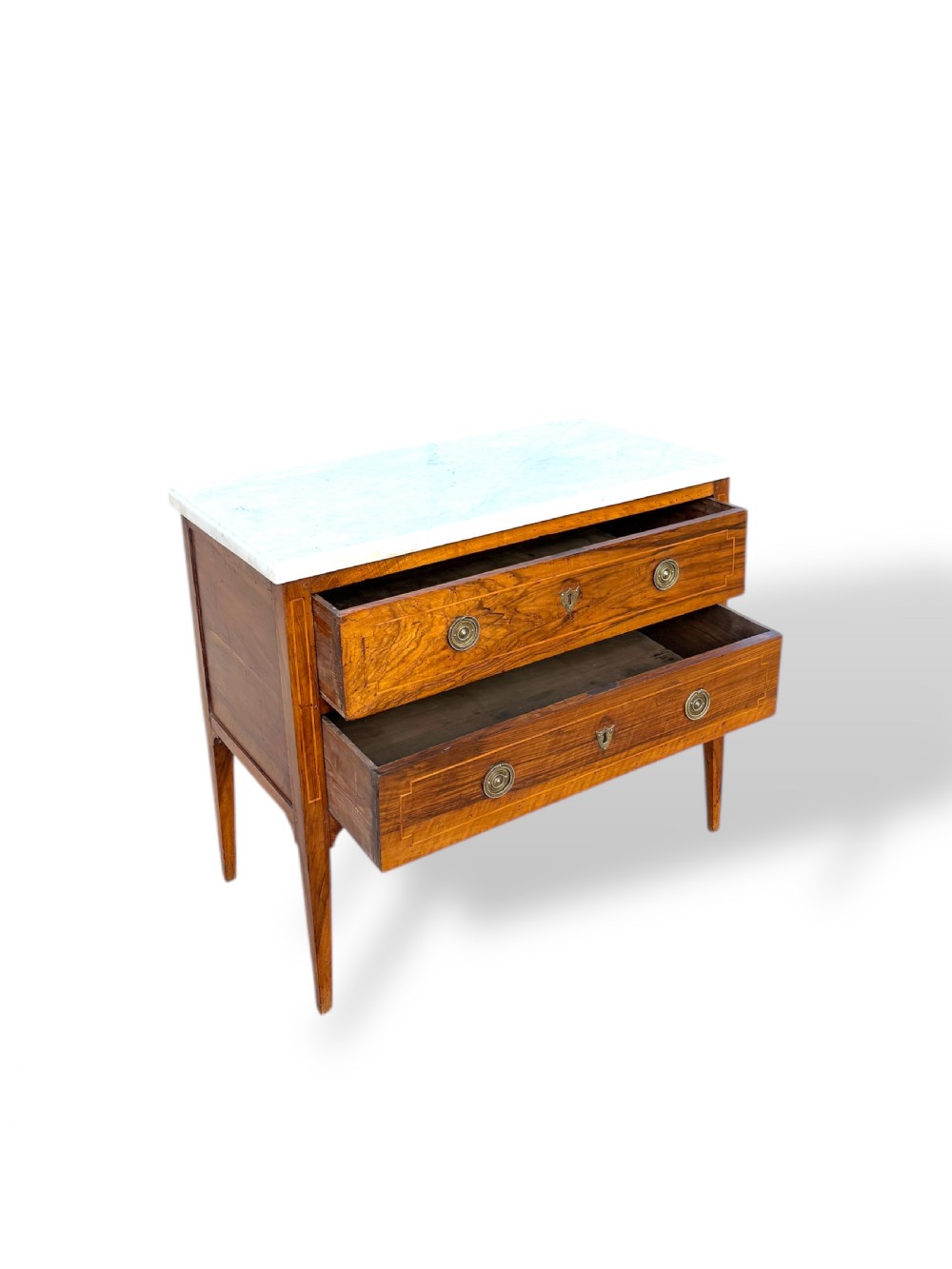 French 18th Century Marble top Commode View IX