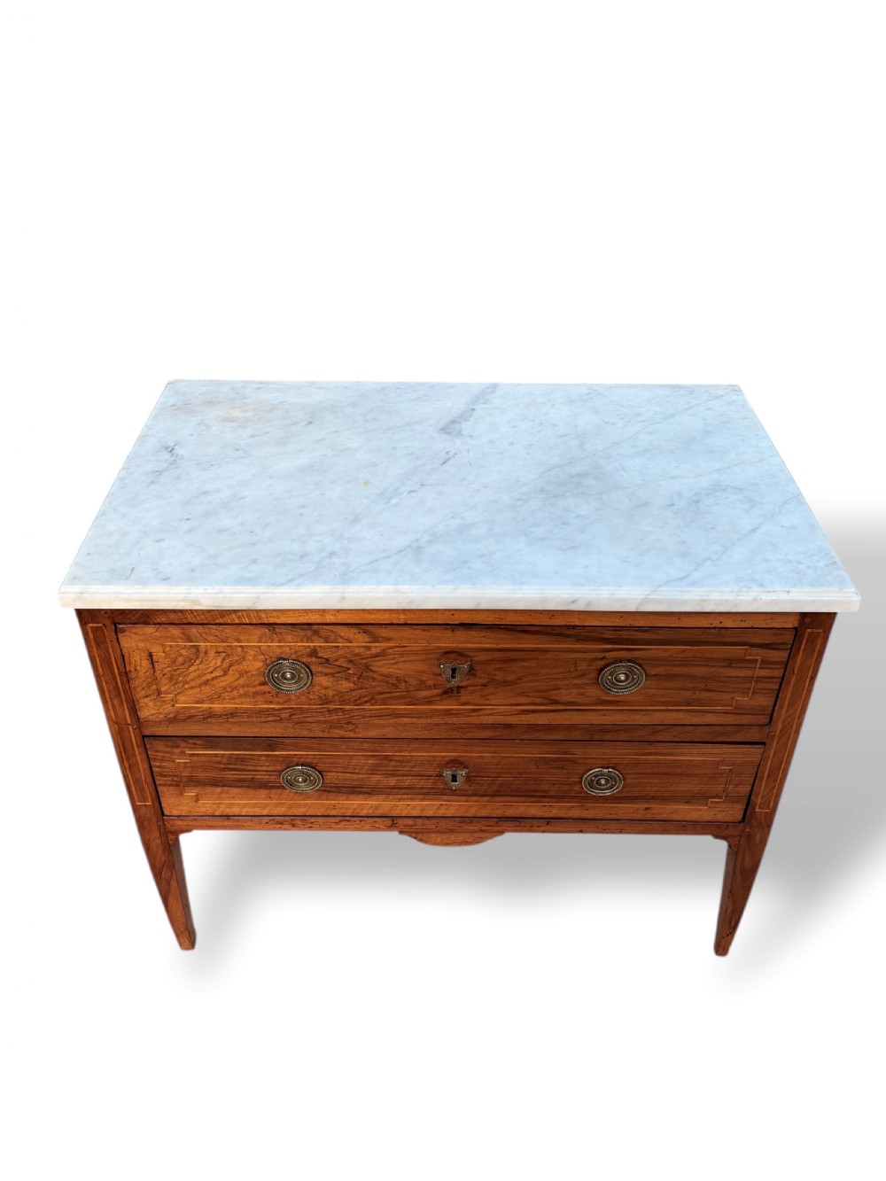French 18th Century Marble top Commode View XV