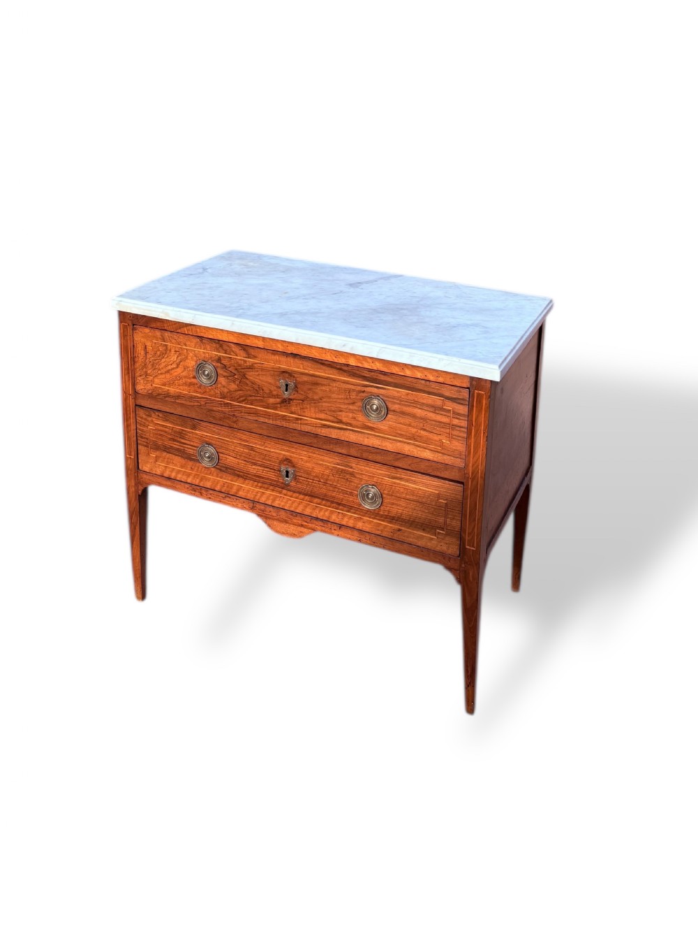 French 18th Century Marble top Commode View XVIII