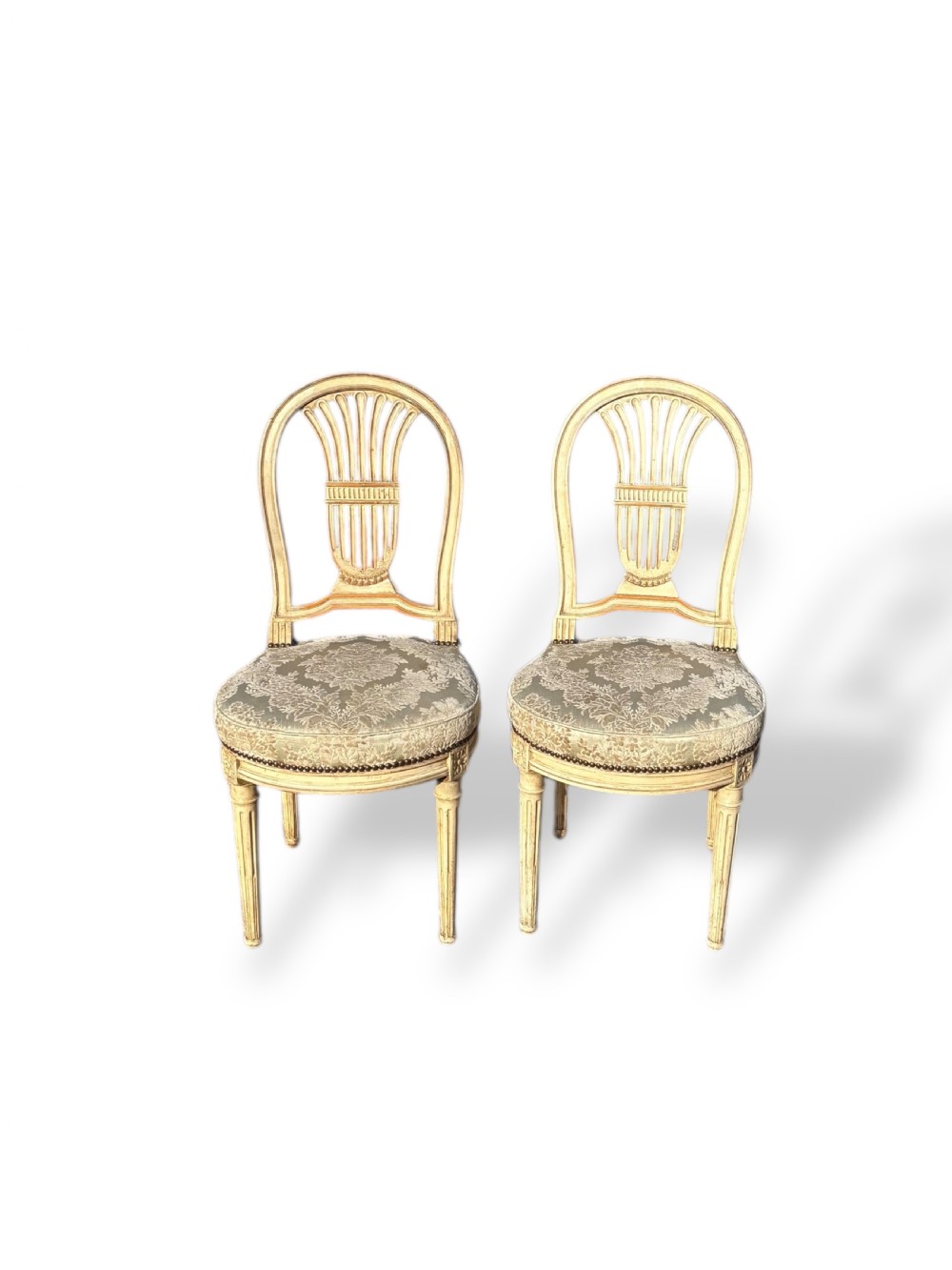 Pair of French Painted Side Chairs View III