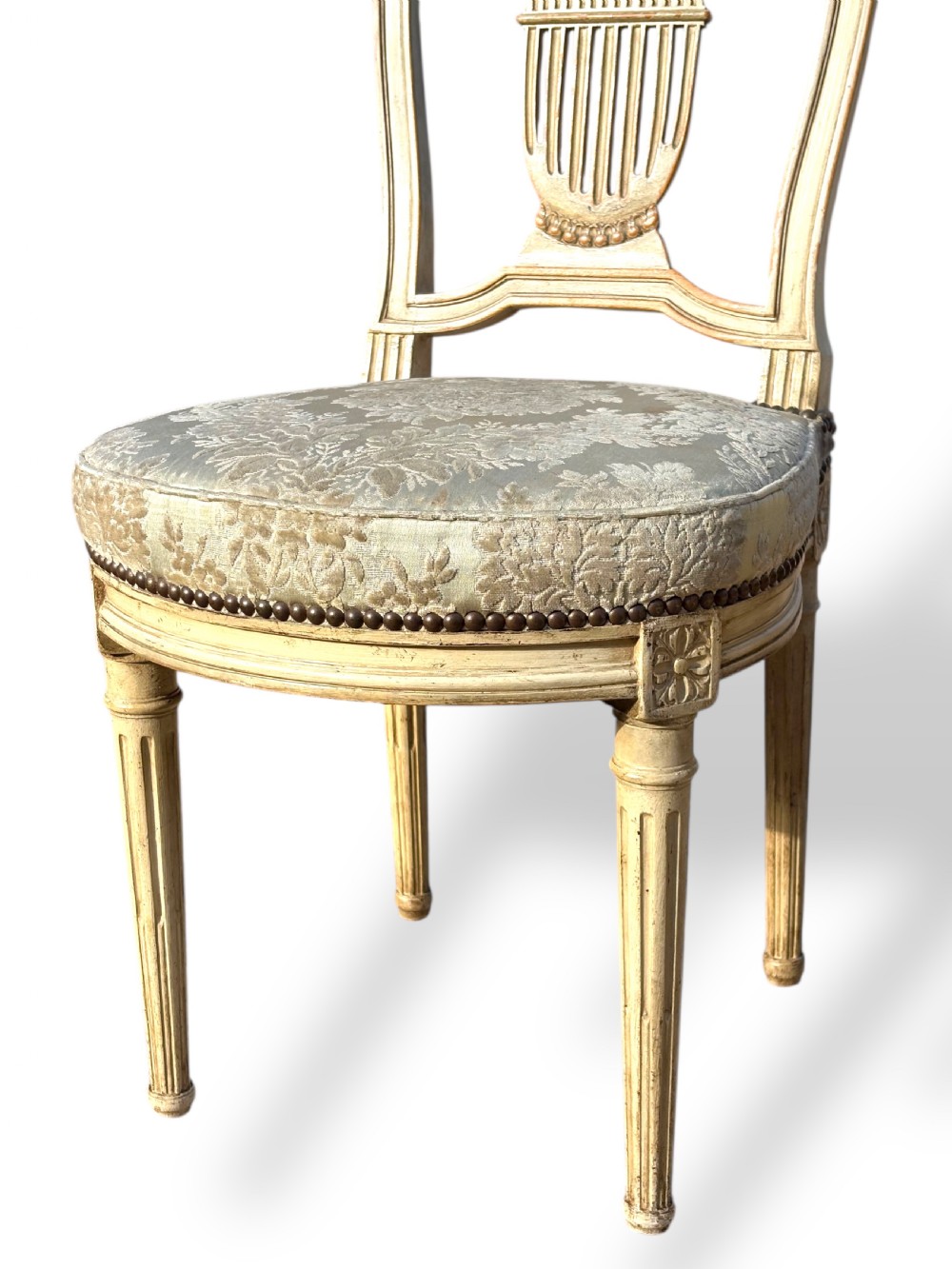 Pair of French Painted Side Chairs View VI
