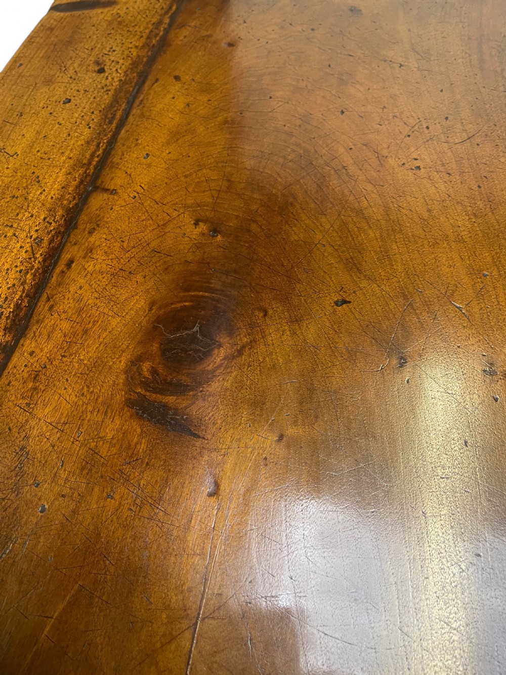 Walnut Refectory table  View V