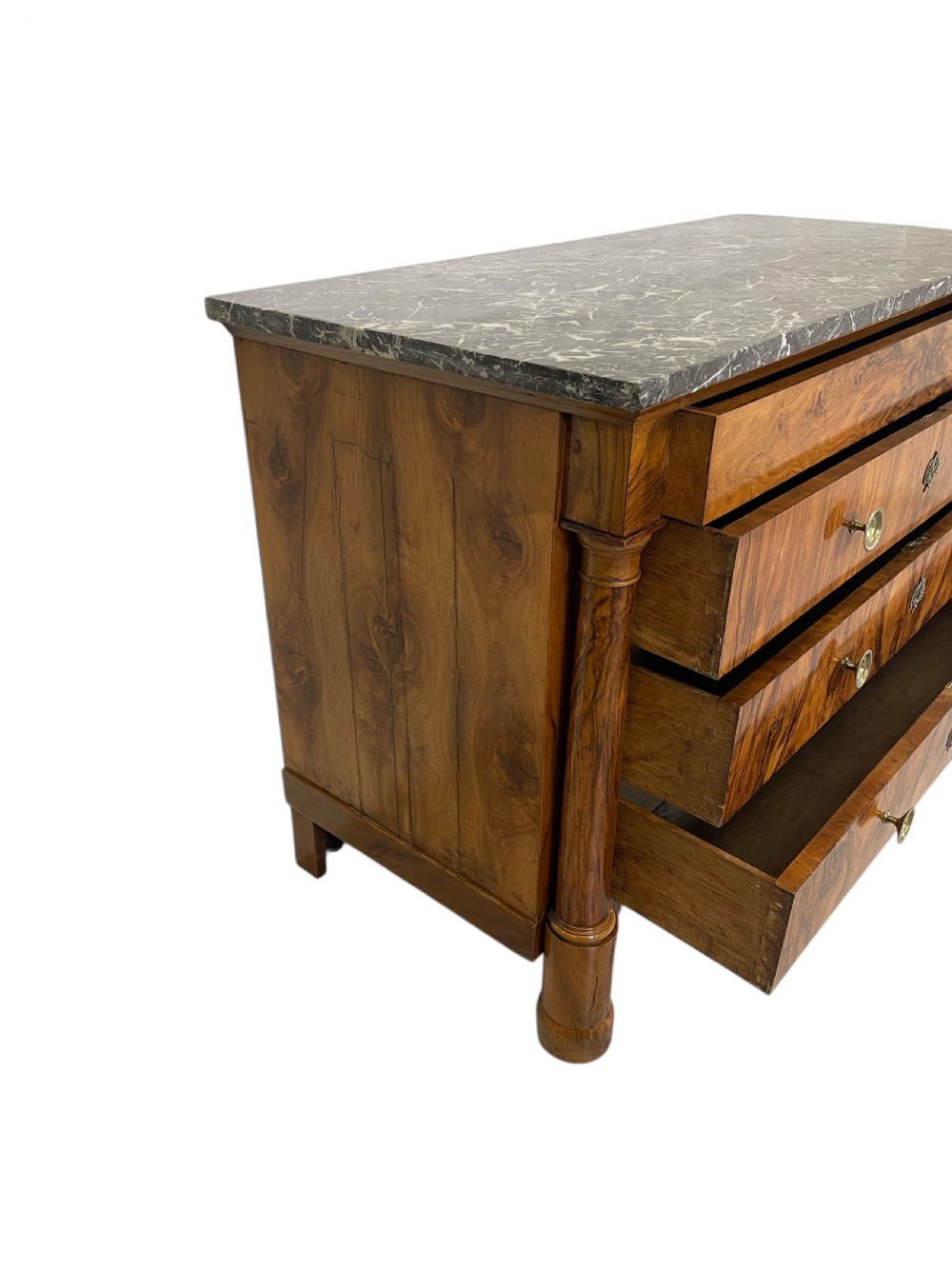 Early 19th Century French Empire Figured walnut Commode  View VIII
