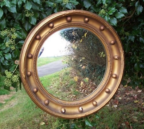 19th C Convex Mirror
