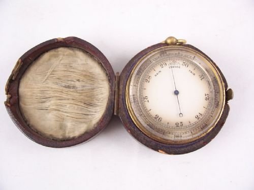 19th C Pocket Barometer