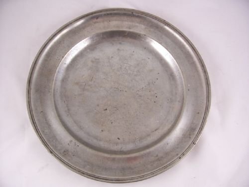 18th C Pewter Charger