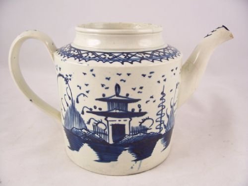 18th C Pearlware Tea Pot