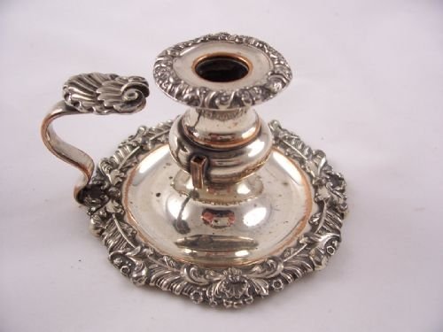Sheffield Plate Chamberstick